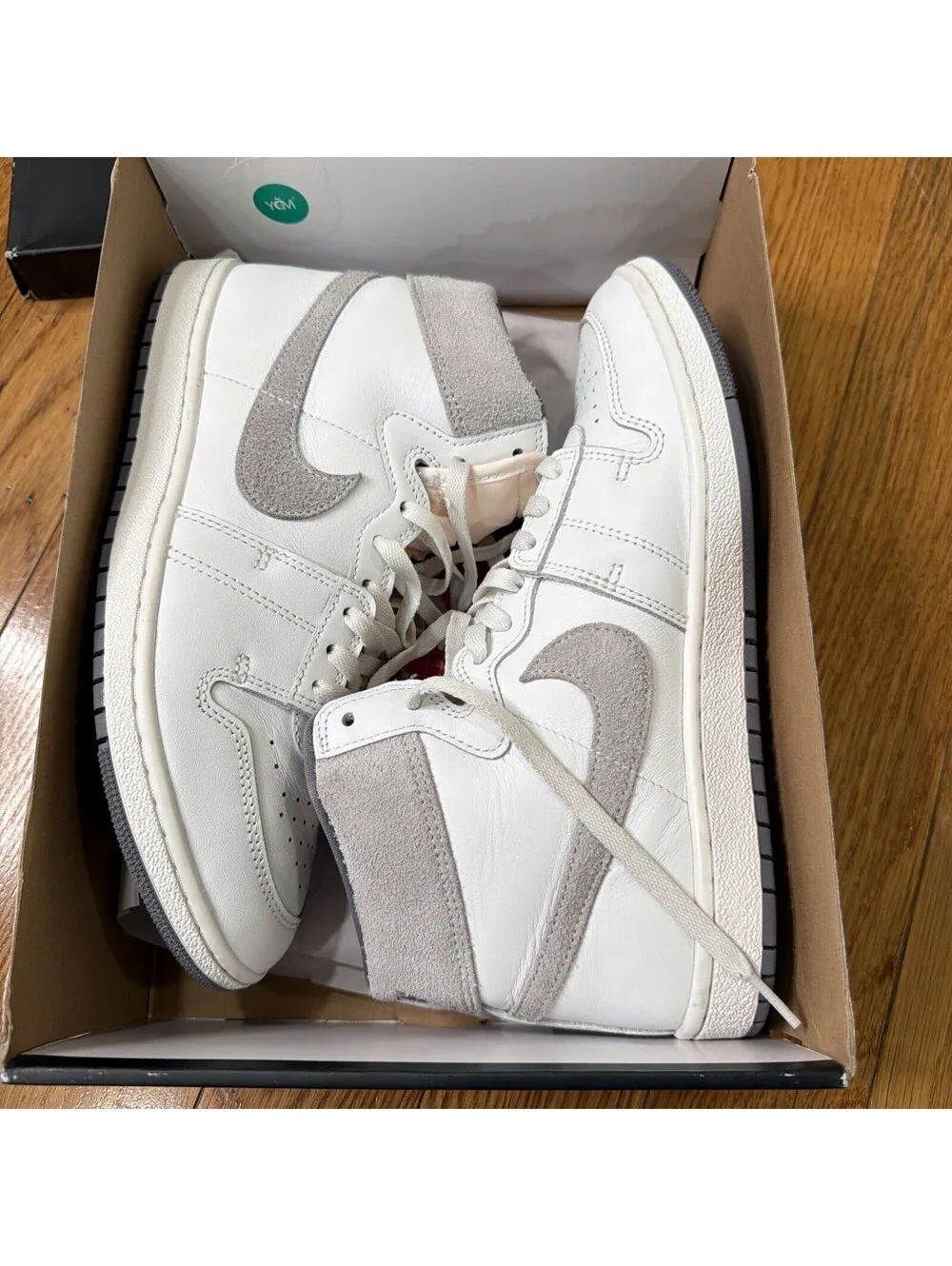 Size US 10.5 US Men’s Nike Air Ship PE SP  DZ3497 100 White/Tech Grey